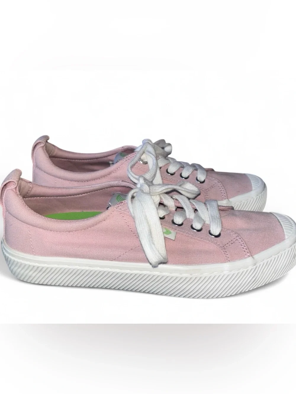 Cariuma OCA Women's Low-Top Canvas Sneakers in Dusty Rose Size 7 Casual Trainers